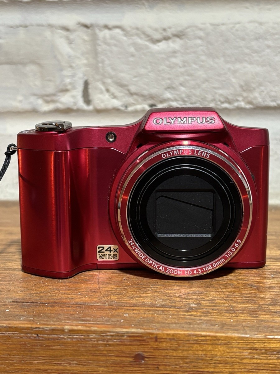 Olympus SZ-11 HD Digital Camera Red 14 MP 20x Optical Zoom with LI