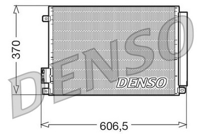 DENSO Kondensator Klimaanlage DCN09045 für FIAT FORD 500 KA LANCIA ABARTH PANDA