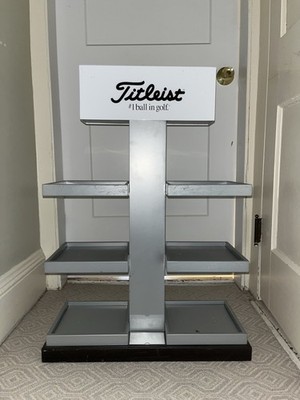 Titleist Putter Rack Titleist Store Display Rack for Golf Balls - Gray White Black ...