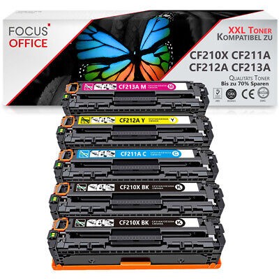 5 XXL TONER für HP LaserJet Pro 200 Color M251n M251nw M276n M276nw 131X 131A