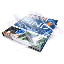 Clear Book Covers   25 Pack, Book Size: 7 1/2" Tall x Up To 15" Long Inches