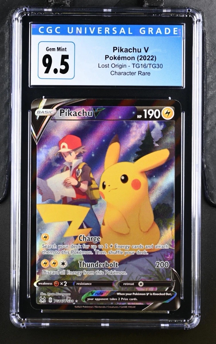 Pokémon Pikachu Grade 9.5 Pokémon TCG Individual Collectible Card