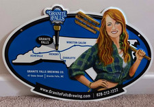Granite Falls Brewing Co Tin Metal Advertisin...