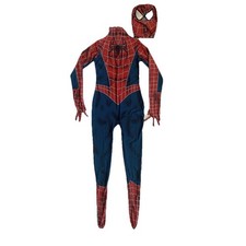 Spider-Man Size L Stretch Spandex Full Jumpsuit Adult Kids Halloween Costume New