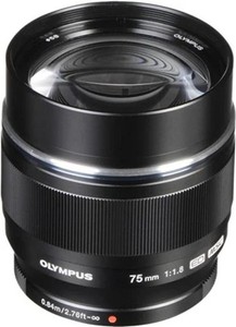 Olympus M.Zuiko ED 75mm f1.8 Photography Camera Lens