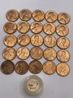 1953 D Lincoln Wheat Cent Penny BU Uncirculated 25-total Nice Coins