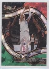 2020 Select Courtside Red White Green Cracked Ice Prizm Kristaps Porzingis 18aq