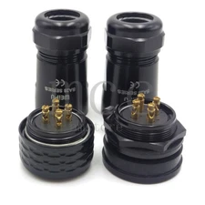 WEIPU SA28 4Pin Screw crimping Waterproof Aviation Cable Connector Docking IP67
