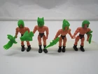 MS: Lot of WARRIORS WITH ANIMAL MASK Green