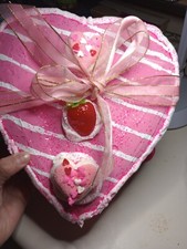 Valentines Fake Cake, Decor, Faux Cake Storag...