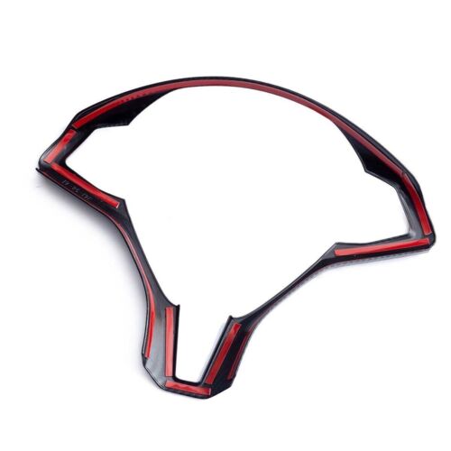For Tesla Model S X Carbon Fiber Steering Wheel Switch Button Trims Accessories - Foto 4 di 5