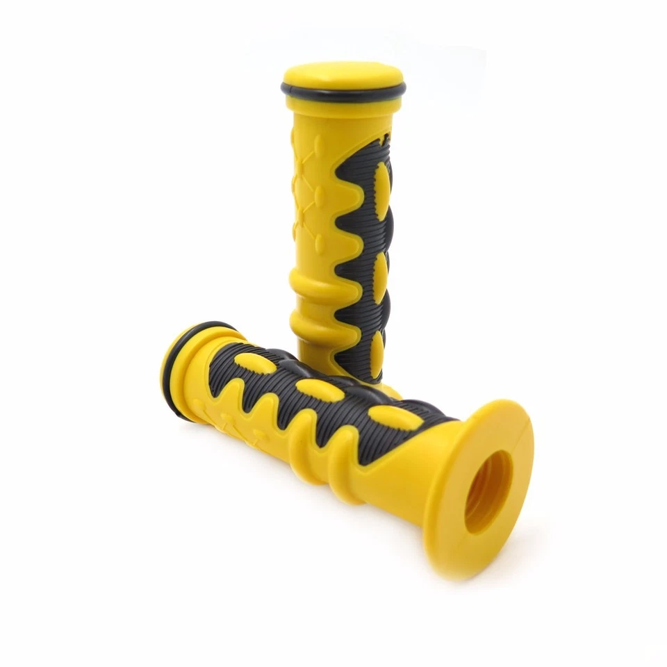 Empuñaduras de gel amarillo confort 25 mm 1" para moto deportiva moto ATV KTV Honda CB Foto 3 de 4