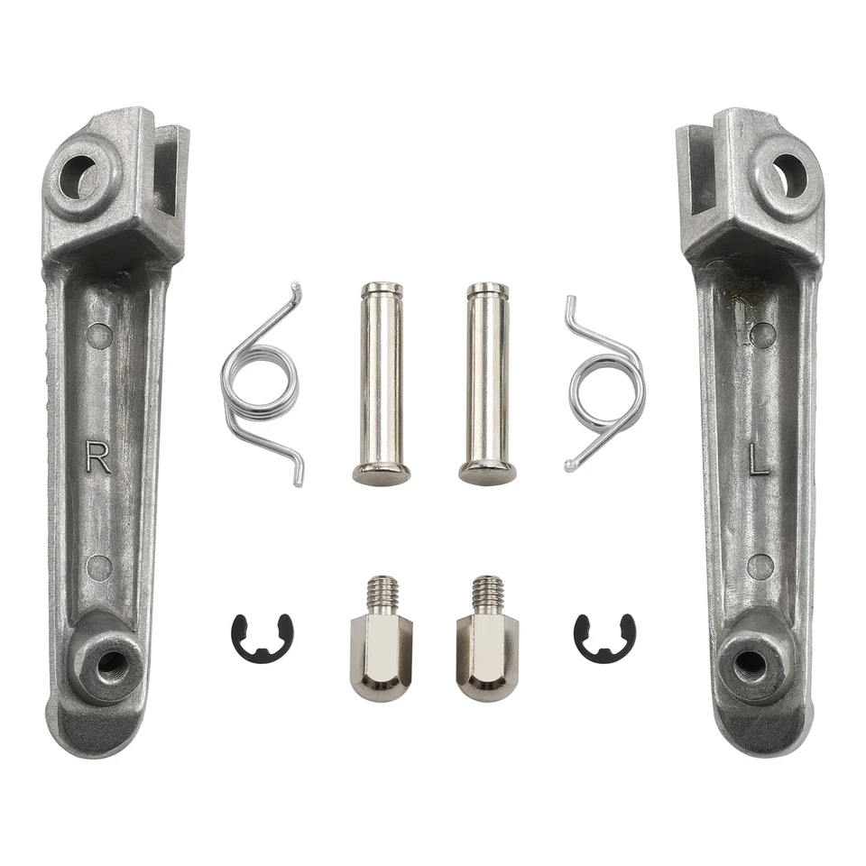 Reposapiés delanteros aptos para Yamaha YZF R1 98-25 YZF R6 99-20 YZFR6S 03-09 Foto 3 de 4