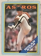 1988 Topps Nolan Ryan Box Bottom #N / FREE SHIPPING