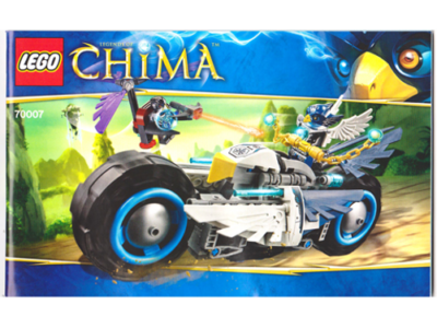 LEGO 70007 - Legends of Chima - Eglor's Twin Bike - 2013 - NO BOX