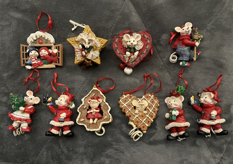 Kurt Adler Christmas Ornaments - Set Of 10
