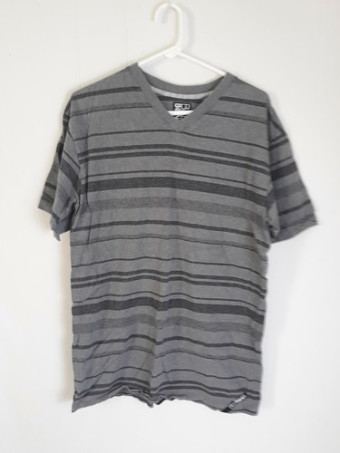 BillaBong Striped V-neck Tshirt Mens 