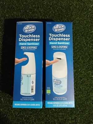 2 Handsfree Automatic Soap Dispenser Touchless Electric IR Sensor Liquid Disp.
