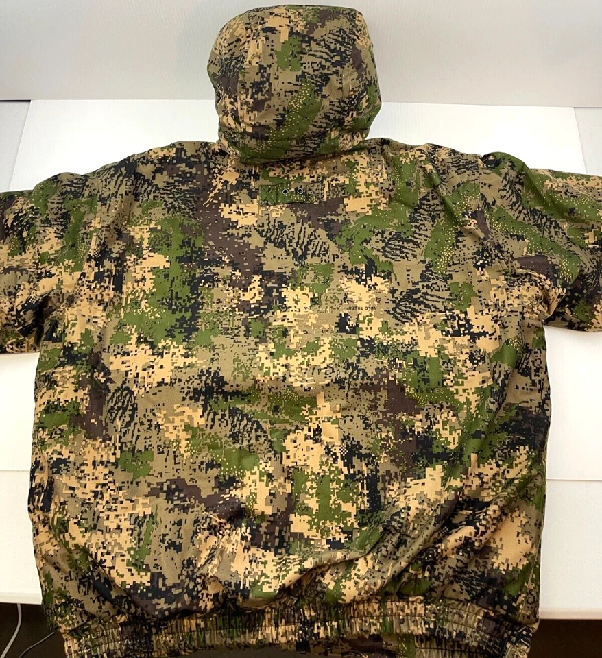 WFS Element Gear Mens Digi Camo Hunting Puffer Jacket/Coat Hooded Sz L Preys Eye - Image 3 of 4