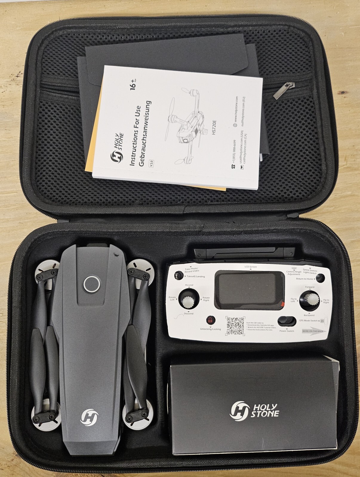 Holy Stone HS720E GPS Drone with 4K EIS UHD 130 FOV Camera for Adults