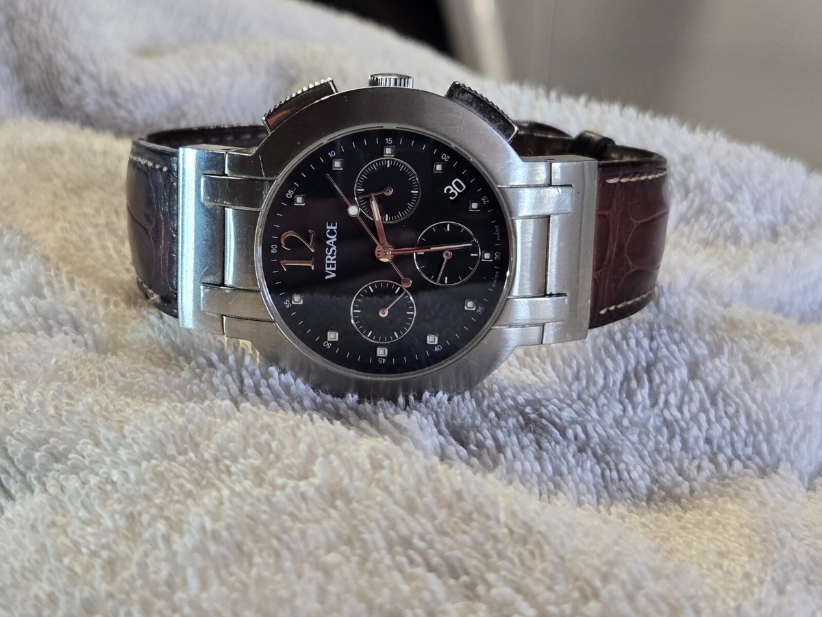 VERSACE MADISON BLC99 CHRONOGRAPH 40mm AUTOMATIC WATCH. | eBay