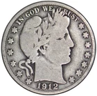 1912-D Barber Half Dollar ~ VG