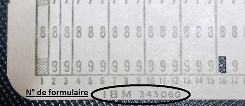IBM Ancienne VERITABLE Carte Perforée 80 Colonnes Stockage INFORMATIQUE RARE - 第 6/6 張圖片