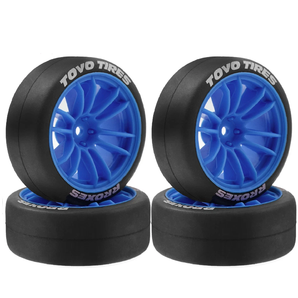 Reifen für 1/10 Tamiya TT01 Sakura HPI Yokomo RC Drift Rally Auto - Bild 3 von 4