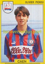 032 OLIVIER PICKEU SM CAEN STICKER PANINI FOOT 1991 1992