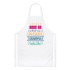 This Is What An Awesome Grandma Looks Like Chefs Apron - Funny Cooking