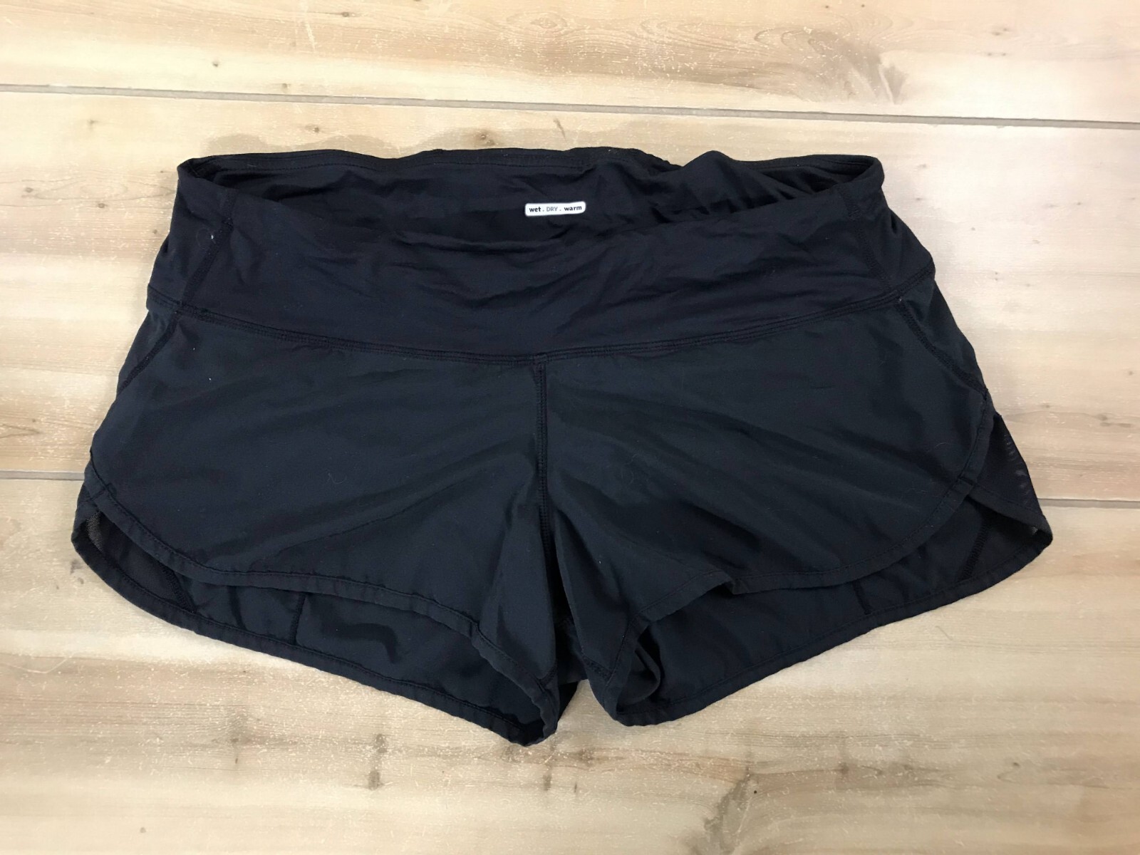 LULULEMON Run: Speed Short Solid Black Women's 4/… - image 1