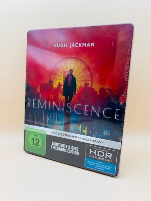 Reminiscence (2021) Hugh Jackman Steelbook HDR 4K Ultra HD UHD Blu-ray *NEU*