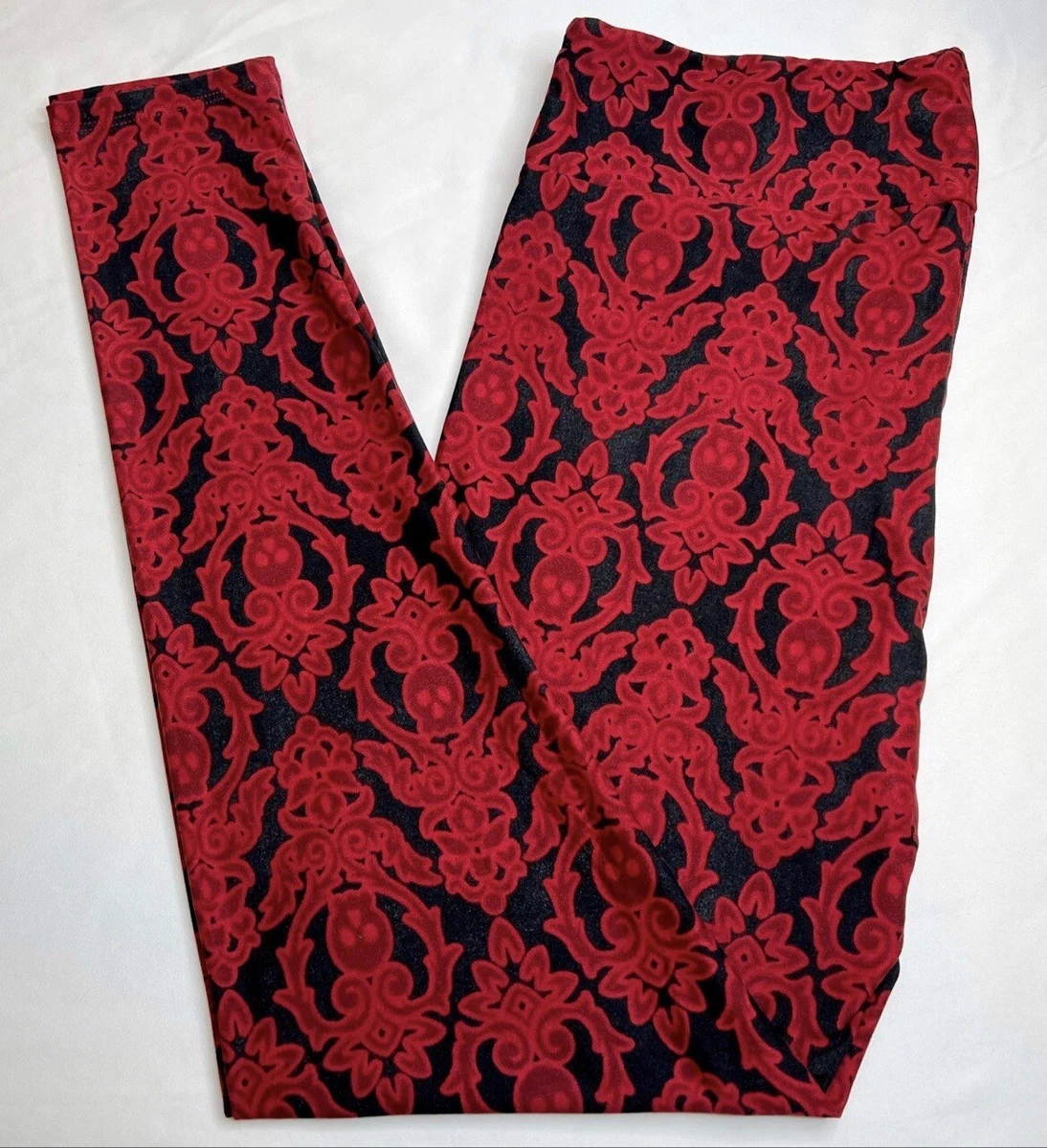 Lularoe paisley top skull leggings