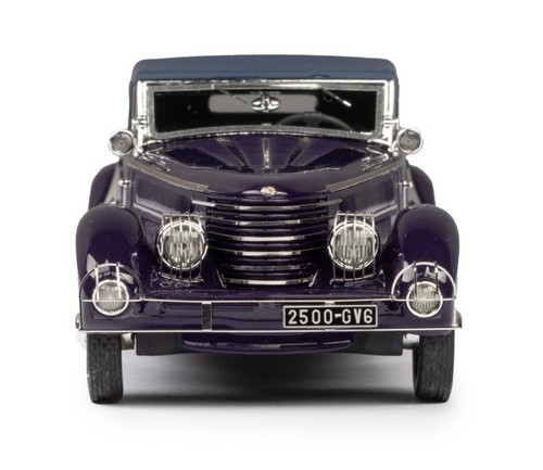 1935 Delage D8-85 Clabot Cabriolet von Henri Chapron dunkelblau 1/43 Resine - Bild 7 von 8