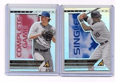 2013 Pinnacle Clear Vision lot (2) Adam Jones & Clayton Kershaw 