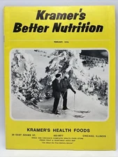 1978 FEBRUARY KRAMER'S BETTER NUTRITION Health Food Journal Magazine Products