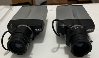 Lot Of(2) AXIS 223M Day / Night Network POE IP Camera w/ 4-8mm Computar lens