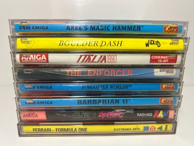 Commodore Amiga Spiele - verschiedene - Multi Listing - Square Cases