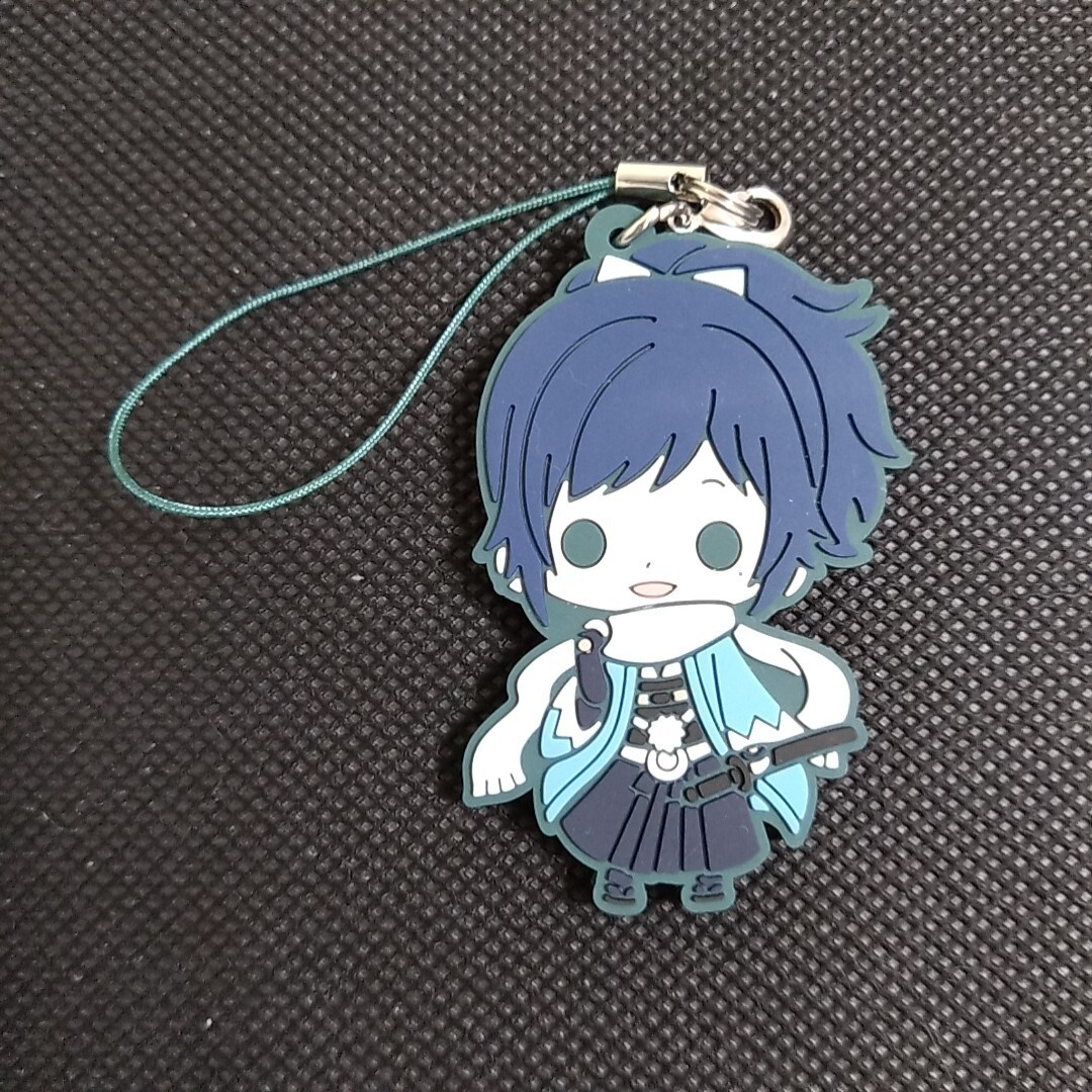 Yamatonokami Yasusada Touken Ranbu RUBBER KEYCHAIN Mascot Anime Strap Japan