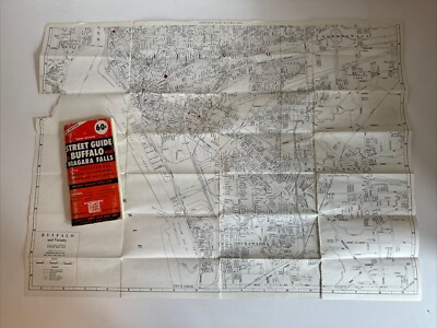 VTG The Complete Street Guide to Buffalo, NY Vicinity: Niagara Falls w/ Map 1961