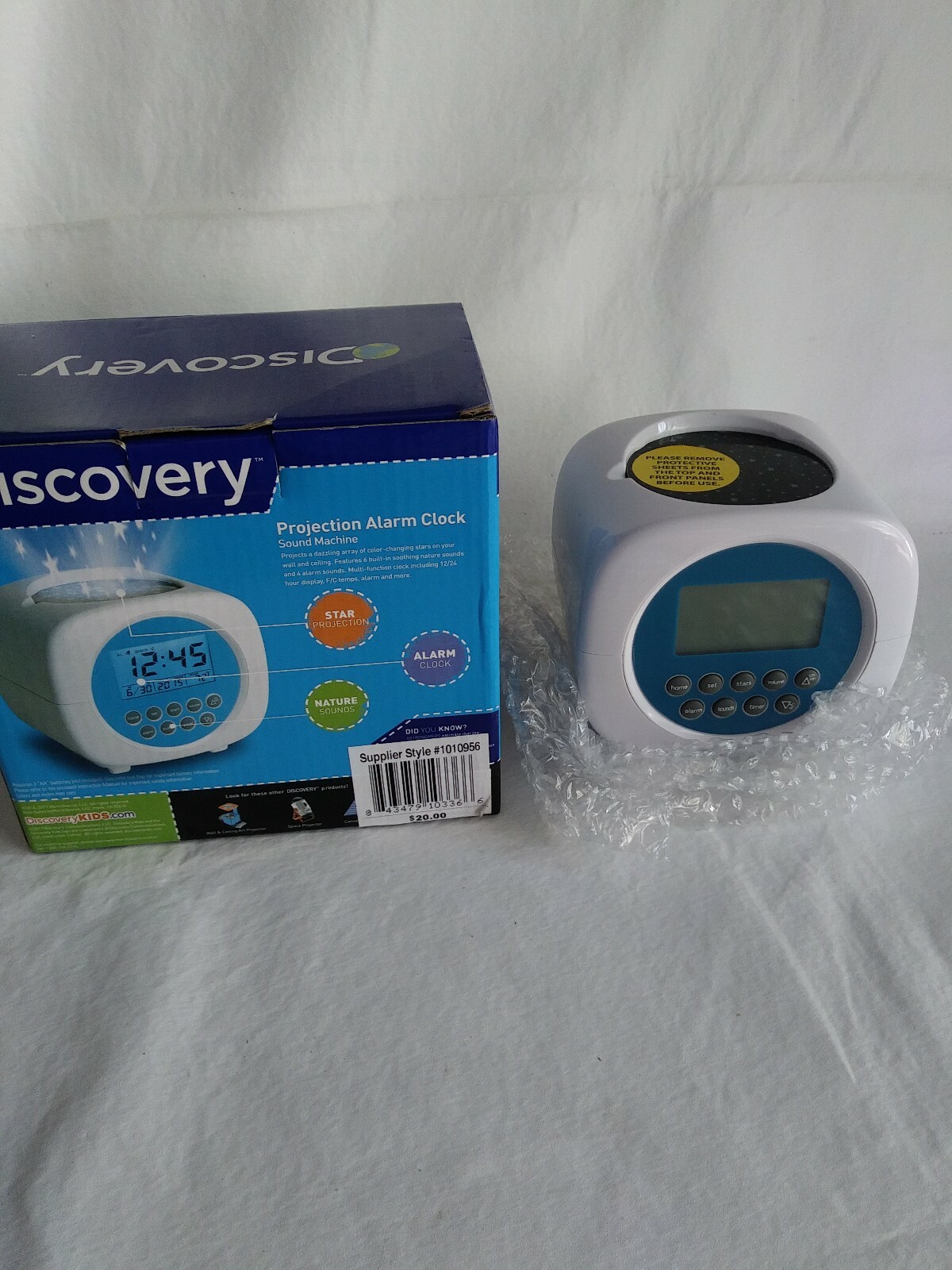 Discovery Projection Alarm Clock Sound Machine. B35 eBay