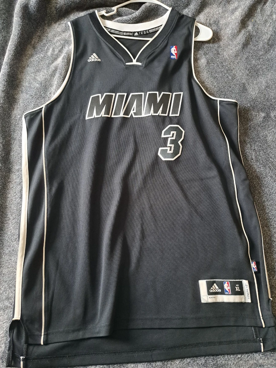 Heat No3 Dwyane Wade Grey City Light Stitched NBA Jersey