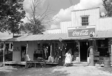 1939 Gas Station & General Store Bynum NC Old Photo 8.5" x 11" Reprint
