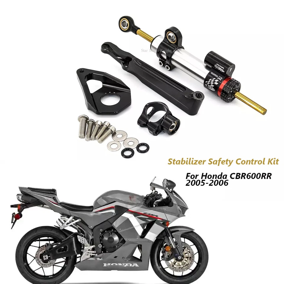 For Honda CBR600RR Steering Damper Stabilizer Safety Control Kit 2005-2006 - Изображение 3 из 4