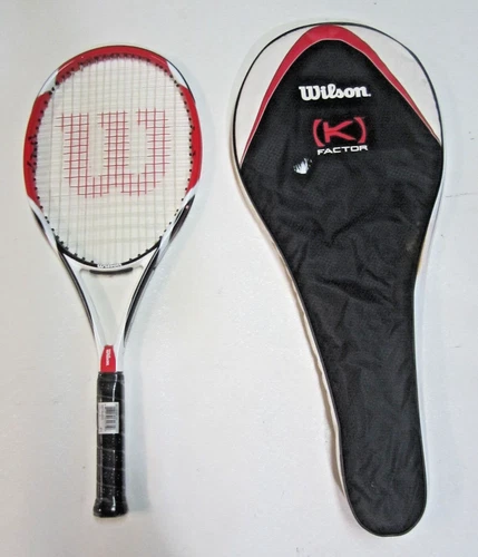 NEW WITH TAGS NWT WILSON (K) BOLD FACTOR TENNIS RACQUET 4+3/8" Grip L3 100" HEAD