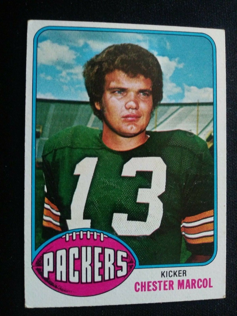 1976 Topps Football Card # 185 Chester Marcol - Green Bay Packers