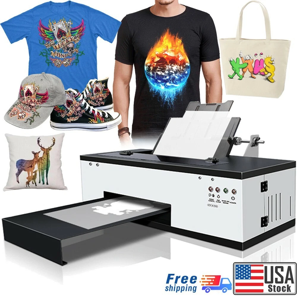 A3+ DTF Printer T-shirt Personal DIY Printer for Home Business Direct to  Film US