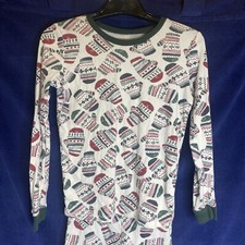 Burt's Bees Holiday Mittens Christmas PJ's Pajamas Kids Extra Large Two Piece