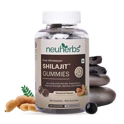 Pure Himalayan Shilajeet (30 Gummies) 200mg Extremley Potent Fulvic Acid Organic