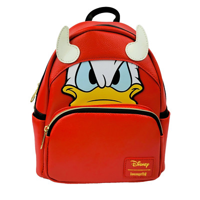 Loungefly Disney Devil Donald Duck Cosplay Mini Backpack - Glow-in-the-Dark